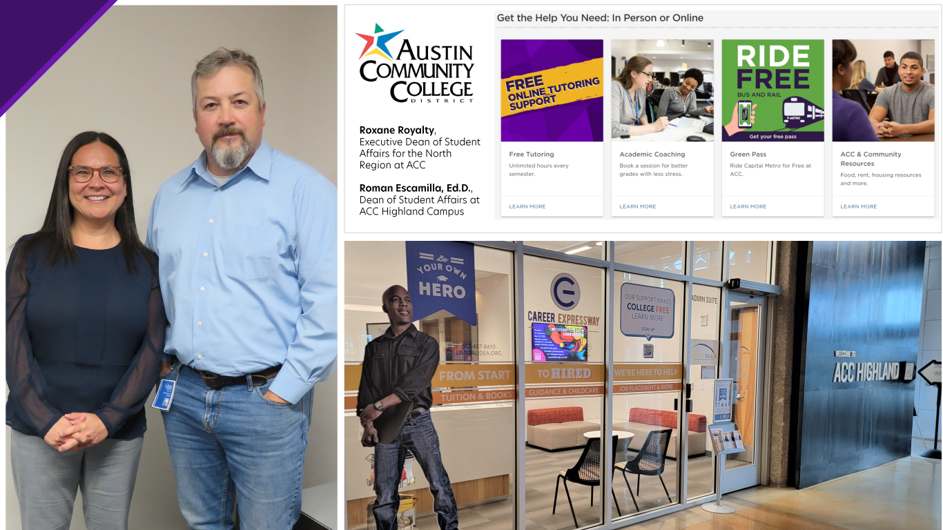 Austin Community College supports Capital IDEA's mission by providing office space and staff support.